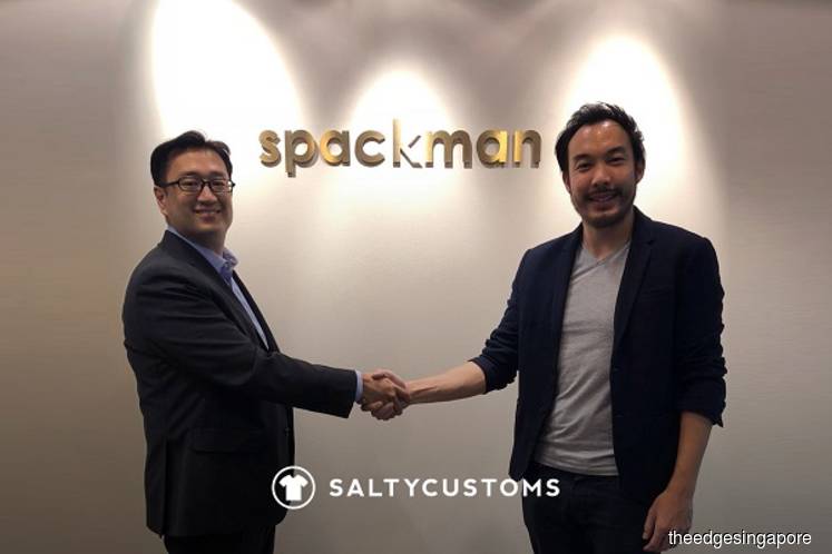 Spackman partners apparel brand SaltyCustoms for sale of merchandise